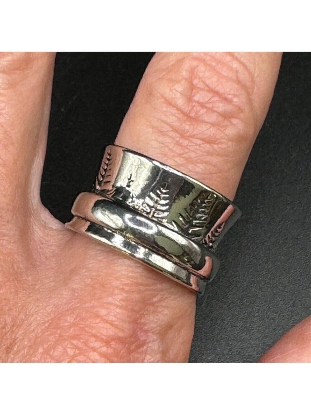 Boho Bear Landscape Mountain and Forest Ring #1372 - Picture 7 of 14